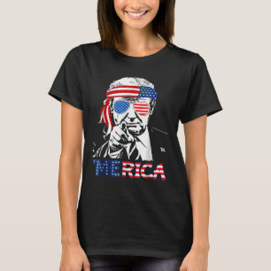 Merica Shirt Happy 4th Of July Merica Trump