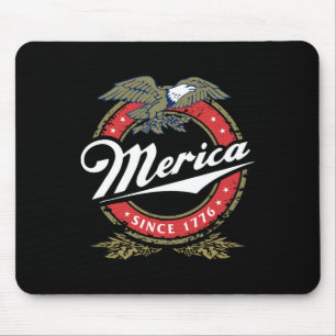Merica Since 17761 American Ld Eagle Mullet Stars  Mouse Pad