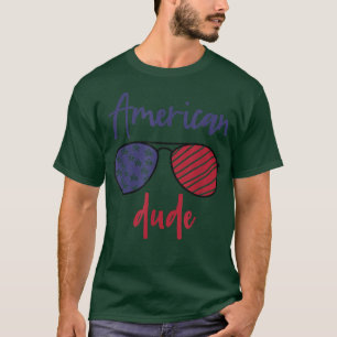 Merica Sunglasses 4th of July Boys Girls Men Women T-Shirt