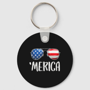Merica Sungles 4th Of July For Men Women Kids Us  Key Ring