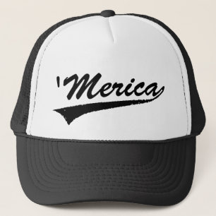'merica Swoosh Trucker Hat