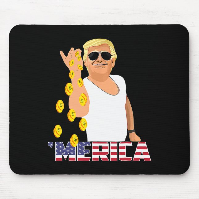 Merica Trump Outfits  Mouse Pad (Front)