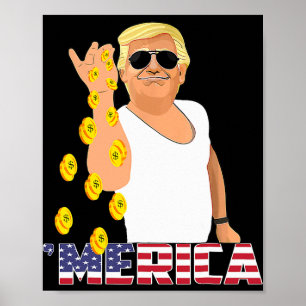 Merica Trump Outfits  Poster