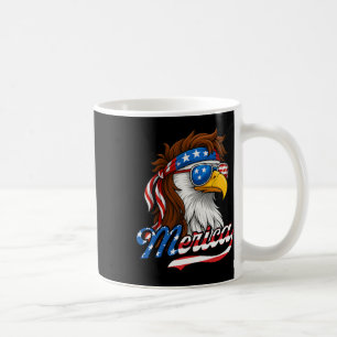 Merica Usa American Flag Bald Eagle 4th Of July Pa Coffee Mug