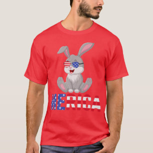 Merica USA Flag Chihuahua Dog Sunglass Patriotic 4 T-Shirt