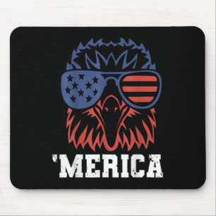 Merica Usa Flag Fighter Jets Byld Eagle Patriot 4t Mouse Pad