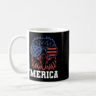 Merica Usa Flag Fighter Jets Ld Eagle Patriot 4th Coffee Mug