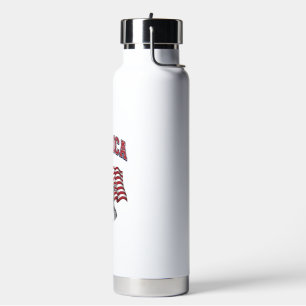 MERICA Vintage Liberty Patriotic Water Bottle