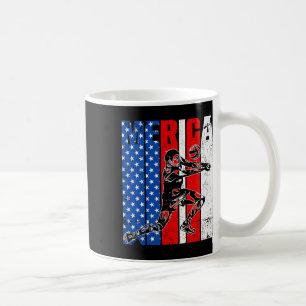 Merica Volleyll Player Usa Independence Day 4th Of Coffee Mug