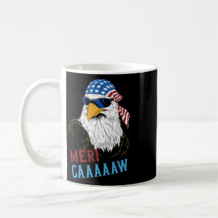 Mericaaaaaw Eagle Mullet 4th Of July Usa American Coffee Mug