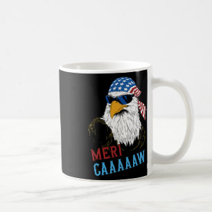 Mericaaaaaw Eagle Mullet 4th Of July Usa American  Coffee Mug