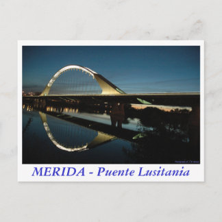 MERIDA - Puente Lusitania Postcard