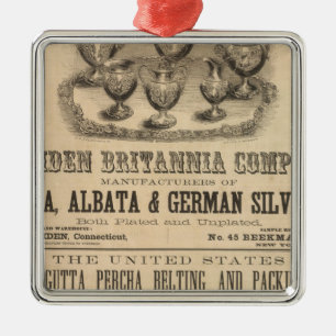 Meriden Britannia Company Metal Tree Decoration