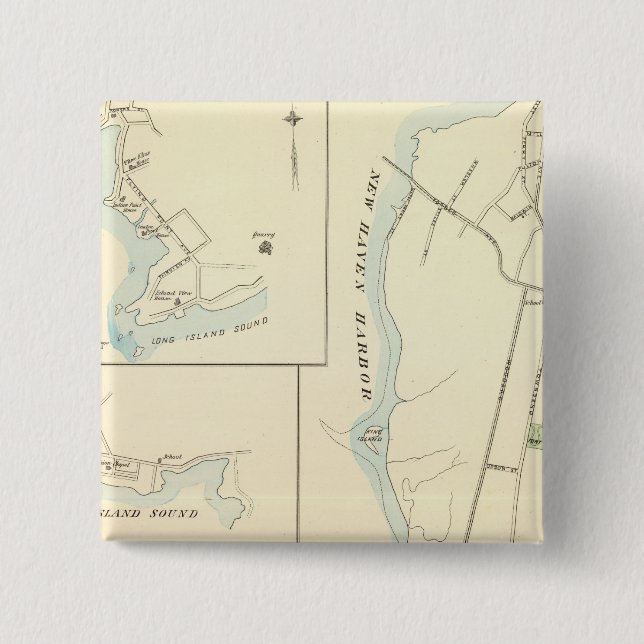 Meriden north 15 cm square badge (Front)