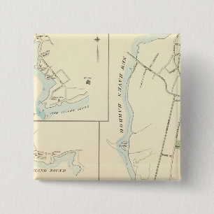 Meriden north 15 cm square badge