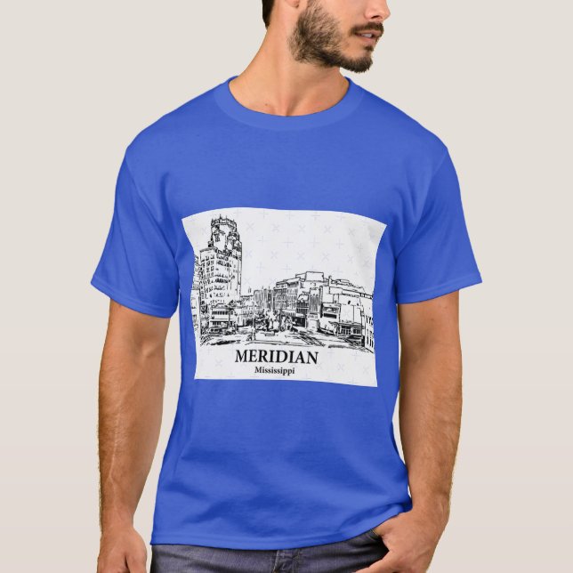 Meridian Mississippi 2 T-Shirt (Front)