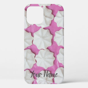 Meringues on pink paper gift iPhone 12 case