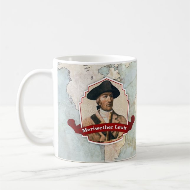 Meriwether Lewis Historical Mug (Left)