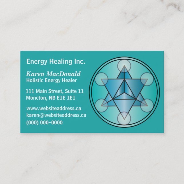 Merkaba Business Card (Front)