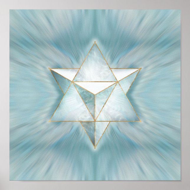 Merkabah - Light Marble Poster (Front)