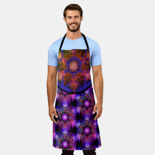 Merkabah Mandala Pattern Apron