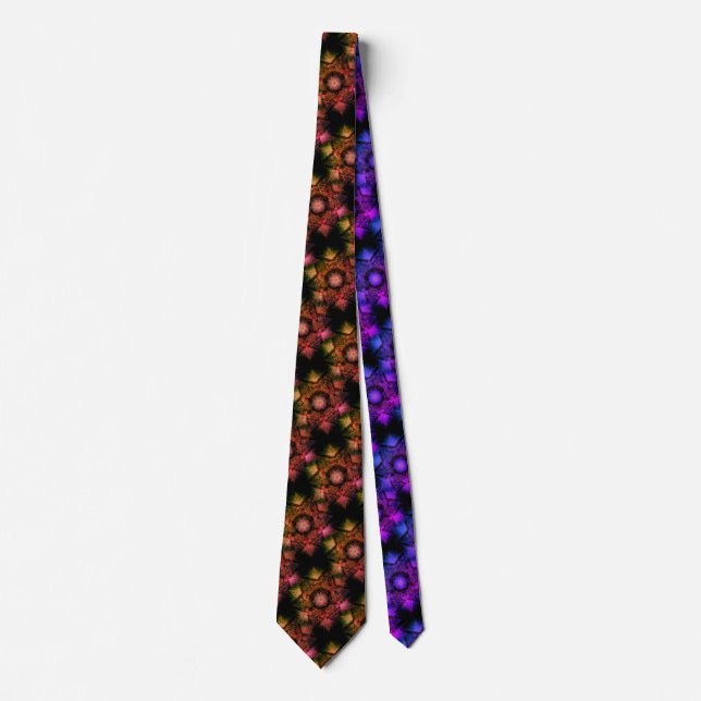 Merkabah Mandala Pattern Tie (Front)