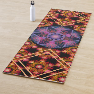 Merkabah Mandala Pattern Yoga Mat