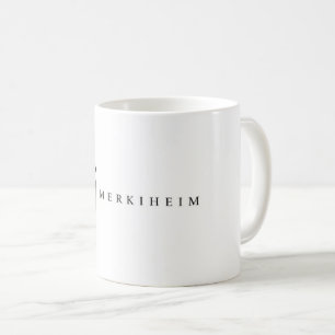 Merkiheim White Coffee Mug Minimal Nordic Bindru