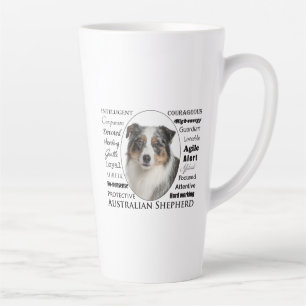 Merle Australian Shepherd Latte Mug