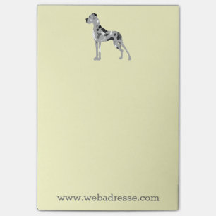 Merle Great Dane Post-it Notes