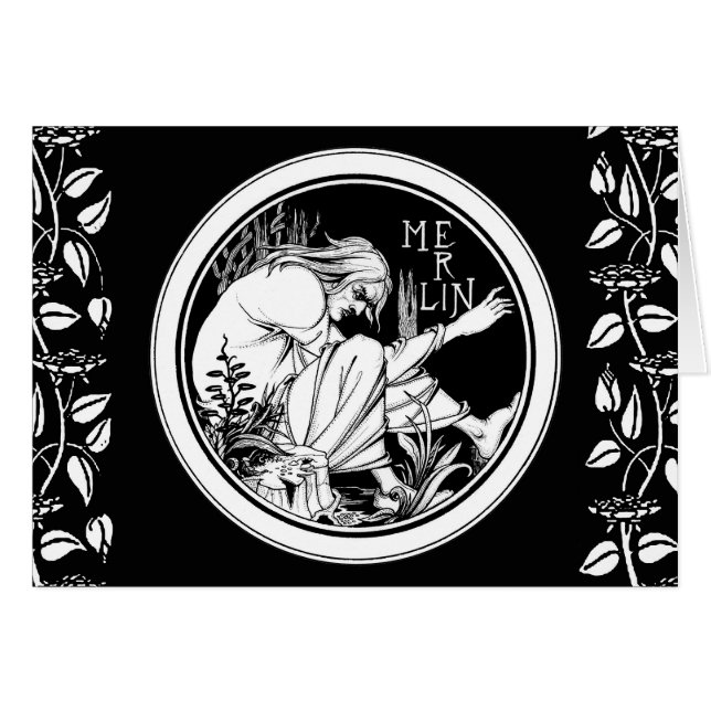 Merlin Art Nouveau fantasy (Front Horizontal)