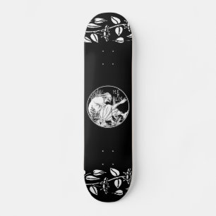 Merlin Art Nouveau fantasy Skateboard