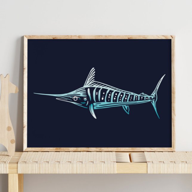 Merlin Sea Creature Print | Magical Merlin Art (Creator Uploaded)