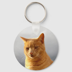 Merlin the ginger cat key ring