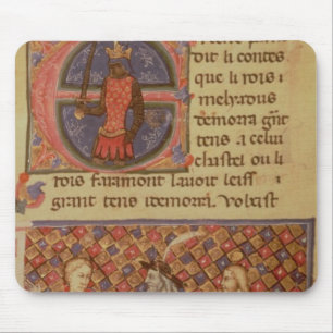 Merlin tutoring Arthur Mouse Pad