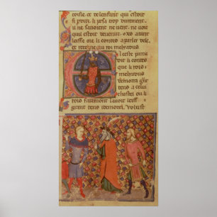 Merlin tutoring Arthur Poster