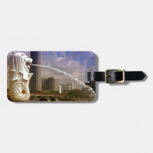 Merlion, Singapore Luggage Tag
