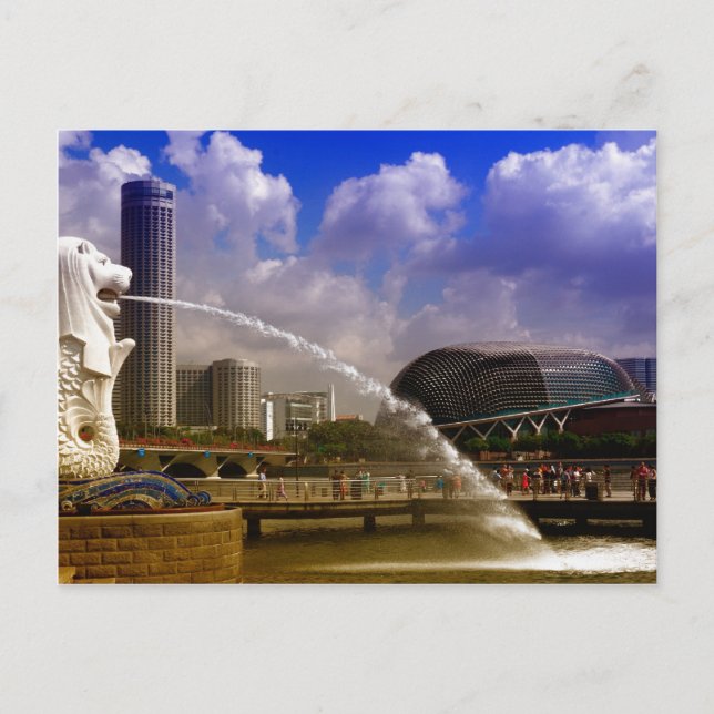 Merlion, Singapore Postcard (Front)
