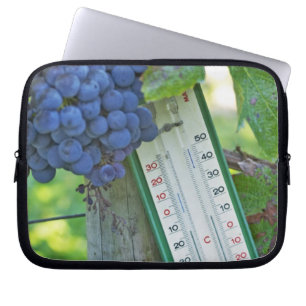 Merlot grapes at Chateau la Grave Figeac, a Laptop Sleeve