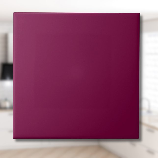 Merlot Solid Colour | Classic | Elegant Ceramic Tile (Creator Uploaded)
