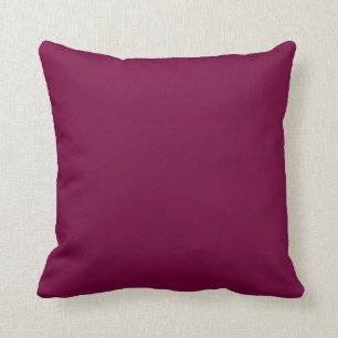 Merlot (solid colour)  cushion