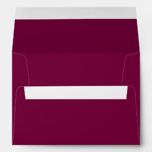 Merlot (solid colour) envelope