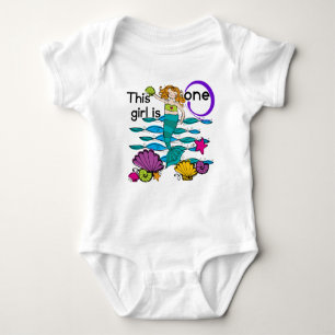 Mermaid 1st Birthday Tshirts and Gifts