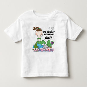 Mermaid 1st Birthday Tshirts and Gifts