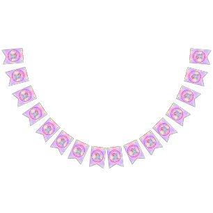 Mermaid 3rd Birthday Change Edit Text Personalise Bunting