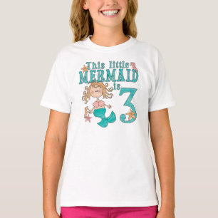 Mermaid 3rd Birthday T-Shirt