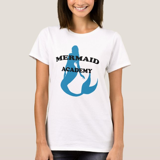 Mermaid Academy on light T-Shirt (Front)