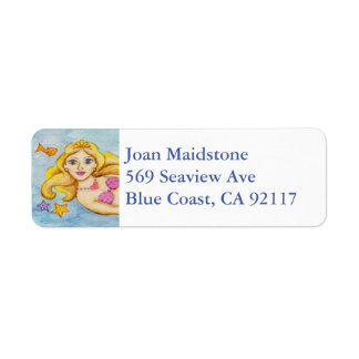 Mermaid address label return address label