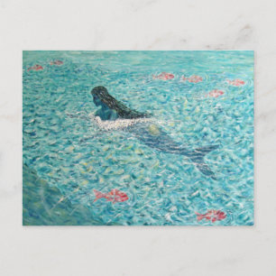 Mermaid against the Tide Postcard