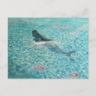 Mermaid against the Tide Postcard